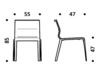 Scheme Chair ICF Office 2015 3686003 F54 Contemporary / Modern