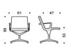 Scheme Armchair ICF Office 2015 1973083 F54 Contemporary / Modern