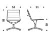 Scheme Chair 1943053 30B Blue Scheme Chair ICF Office 2015 1943053 30B Contemporary / Modern