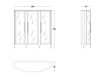 Scheme Glass case Vismara Design Desire 2015 202-204 BLUNT Rhombus Classical / Historical 