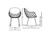 Scheme Terrace chair Magis Spa 2015 SD1838 Contemporary / Modern