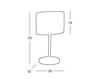Scheme Table lamp Hilton Sand Kolarz Austrolux  1264.70.4 Contemporary / Modern