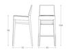 Scheme Bar stool Montbel 2016 01795 Contemporary / Modern