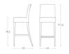 Scheme Bar stool Montbel 2016 01691 1 Contemporary / Modern