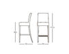 Scheme Bar stool Montbel Velvet 01691 Contemporary / Modern