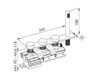 Scheme Bath mixer Flamant RVB 4595.11.66 Contemporary / Modern