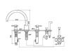 Scheme Bath mixer Flamant RVB 4027.11.71 Contemporary / Modern