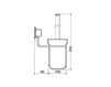 Scheme Toilet brush  Flamant RVB 6231.11.57 Contemporary / Modern