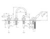 Scheme Bath mixer Flamant RVB 1950.25.70 Contemporary / Modern