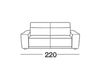 Scheme Sofa IDP Emotion 8030 Art Deco / Art Nouveau