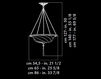Scheme Light SCUDO SARACENO Fortuny Lamps 2017 G 055SA-1 Oriental / Japanese / Chinese