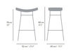 Scheme Bar stool Objekto 2017 BIENAL Minimalism / High-Tech