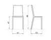 Scheme Chair Estrella Tonin Casa Rossa 7279 Contemporary / Modern