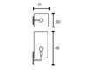 Scheme Bracket HW45N Silver Scheme Bracket Brand van Egmond Hollywood HW45N Contemporary / Modern