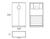 Scheme Сupboard Mobilfresno Iland Iland Interior with Drawers 18.024 Contemporary / Modern