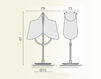 Scheme Table lamp Grupo B.Lux Deco JASONE Table lamps Contemporary / Modern