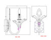 Scheme Bracket 761450 Gold Scheme Bracket Fine Art Lamps Beveled Arcs 761450 Classical / Historical