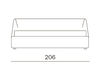 Scheme Bed Tender-letto Nube 2013 215006 Contemporary / Modern