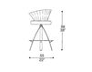 Scheme Bar stool TIM IL Loft Chairs & Bar Stools TI01 Contemporary / Modern