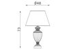 Scheme Table lamp Atmosfera Zonca 45 Contract 32194/106/CRA/024 Classical / Historical 