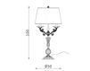 Scheme Table lamp Rilievo Zonca 45 Contract 32397/106/022/TR+OR Classical / Historical 