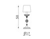 Scheme Table lamp Libellula 32143/122/002/CR Gold Scheme Table lamp Libellula Zonca 45 Contract 32143/122/002/CR Classical / Historical