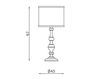 Scheme Table lamp Vita Zonca 45 Contract 32320/163 Classical / Historical 