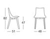 Scheme Chair Scab Design / Scab Giardino S.p.a. Marzo 2806 FN 310 Contemporary / Modern