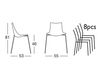 Scheme Chair WAVE 4 legs Scab Design / Scab Giardino S.p.a. Collezione 2011 2266 206 Contemporary / Modern