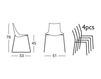 Scheme Chair WAVE sledge frame Scab Design / Scab Giardino S.p.a. Collezione 2011 2265 209 Contemporary / Modern