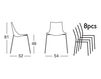 Scheme Chair Scab Design / Scab Giardino S.p.a. Novita Comfort 2273 183 Contemporary / Modern