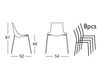 Scheme Chair ZEBRA TECHNOPOLYMER Scab Design / Scab Giardino S.p.a. Marzo 2615 30 Contemporary / Modern