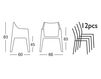 Scheme Terrace chair Scab Design / Scab Giardino S.p.a. Marzo 2320 30 Contemporary / Modern