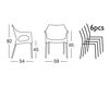 Scheme Armchair Scab Design / Scab Giardino S.p.a. Novita Comfort 2116 Contemporary / Modern
