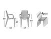 Scheme Armchair Scab Design / Scab Giardino S.p.a. Marzo 2322 11 Contemporary / Modern