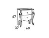 Scheme Nightstand Unique Vogue Panther COMODINO 2 Classical / Historical 