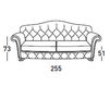 Scheme Sofa Unique Supremacy RAPHAEL DIVANO 4P 2 Classical / Historical 