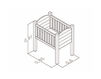 Scheme Bed MINICUNAS Trebol Infantil 01.03.302 Contemporary / Modern
