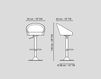 Scheme Bar stool Silhouette VGnewtrend Home Decor 7542094.00 Loft / Fusion / Vintage / Retro