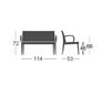 Scheme Settee Gala Capdell 2010 776BC 1 Contemporary / Modern
