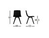 Scheme Chair Ics Capdell 2010 505MD4 Contemporary / Modern