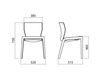 Scheme Chair Infiniti Design Indoor BI PP01 + PC103 Contemporary / Modern