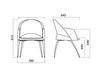 Scheme Armchair Infiniti Design Indoor OPERA HOUSE WITH ARMS Contemporary / Modern