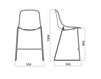 Scheme Bar stool Infiniti Design Indoor PURE LOOP BINUANCE KITCHEN STOOL Contemporary / Modern