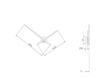 Scheme Wall clock  Mixto Nomon 2015 MII000R PNA04I7 Contemporary / Modern