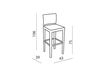 Scheme Bar stool BLOG Atmosphera Avantgarden BL.SG.32 Contemporary / Modern