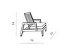 Scheme Terrace chair Desert Atmosphera Desert DE.PL.TK CX.DE.PL.TK.TE + KTR.1 Contemporary / Modern