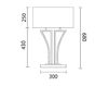 Scheme Table lamp Heathfield Signature TL-YVES-PLNL Contemporary / Modern