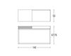 Scheme Writing desk Athena Pacini & Cappellini Made In Italy 5471 Athena Contemporary / Modern