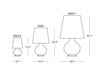 Scheme Table lamp FONTANA Fontana Arte Table F185310100BINE Minimalism / High-Tech
